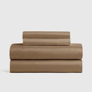 NWOT! Quince Organic Bamboo Walnut Sheets W/ 2 Pillowcases! King (573)